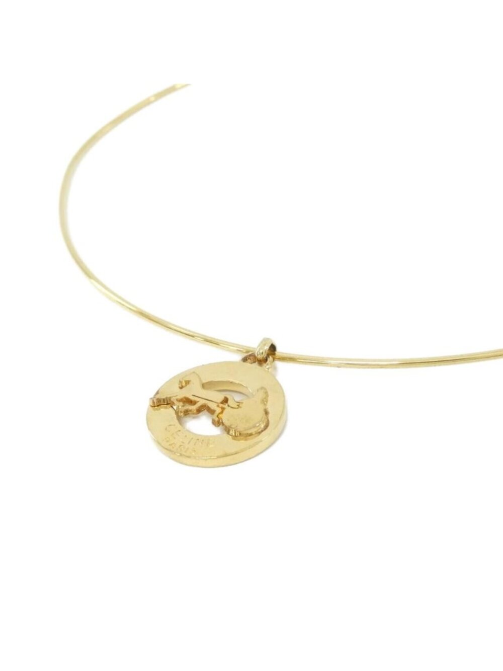 Celine Vintage Necklace Gold